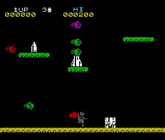 Jetpac ⋆ Retrocity παίξτε το online μέσα απο το retrocity.gr