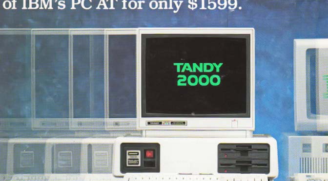 28/ 11/ 1983 | TANDY TRS-80 MODEL 2000 ⋆ Retrocity